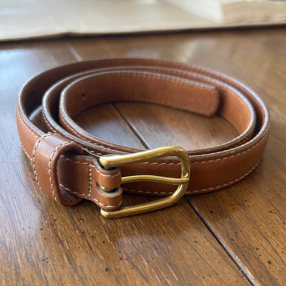 🌟HOST PICK 🌟 Vintage Eddie Bauer Brown Saddle Leather Belt